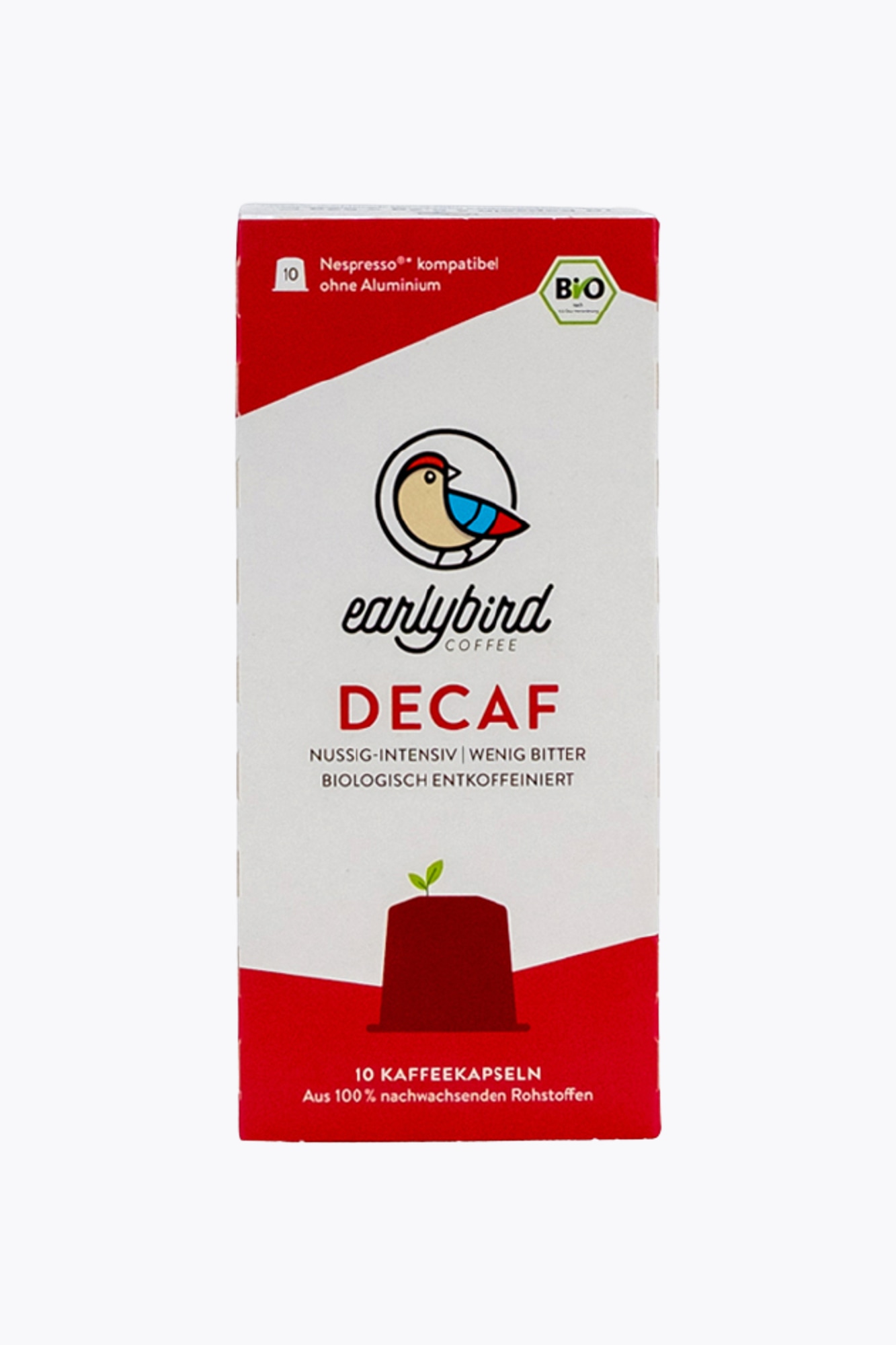 earlybird coffee Decaf Bio 10 capsules Nespresso® compatibel