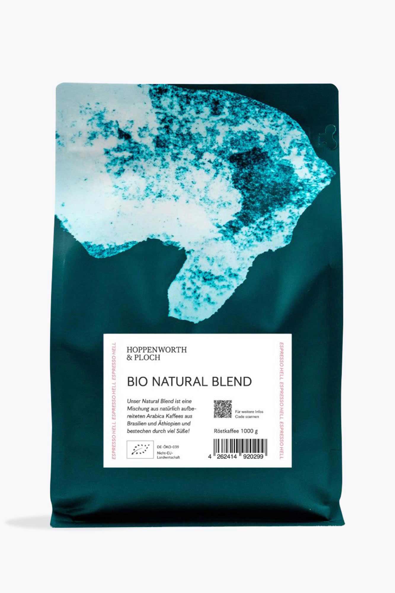 Hoppenworth & Ploch Natural Blend Espresso biologisch