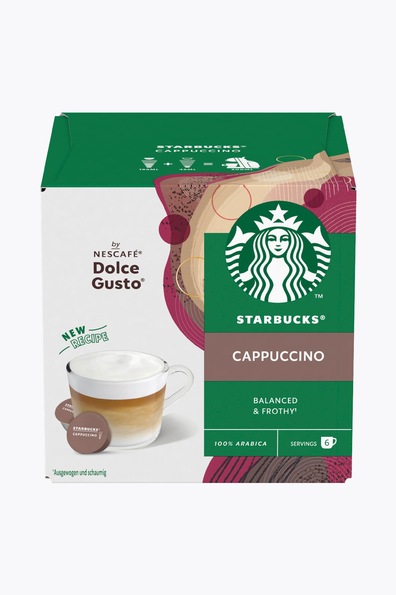 STARBUCKS® by NESCAFÉ® Dolce Gusto® Cappuccino 12 Capsules