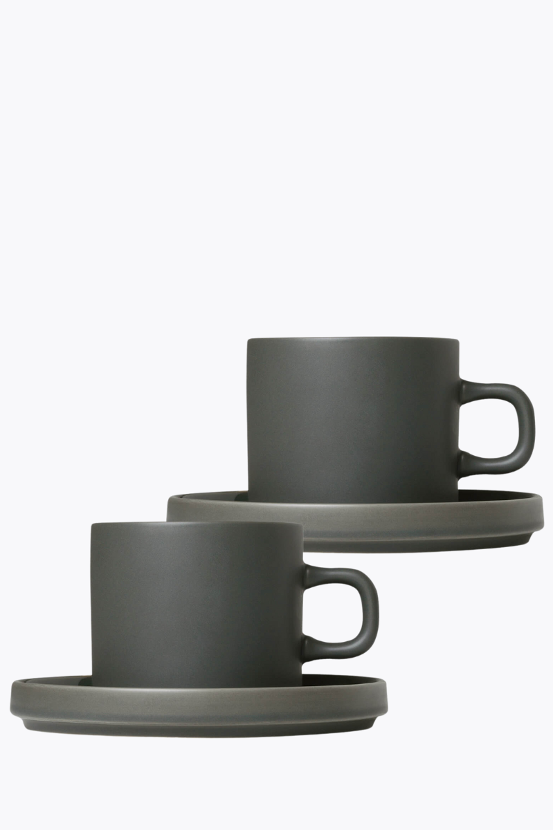 Blomus Pilar Agave Green 2er Set Kaffeetassen
