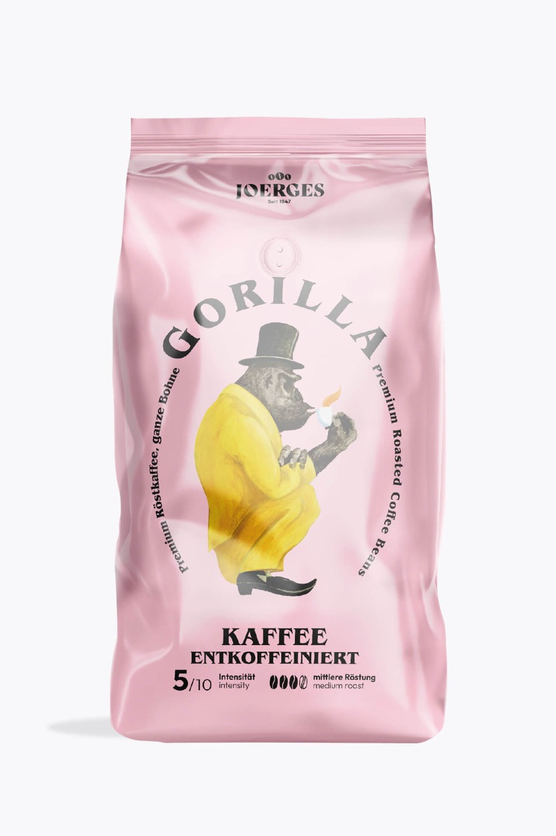 Gorilla Kaffee Entkoffeiniert 1kg