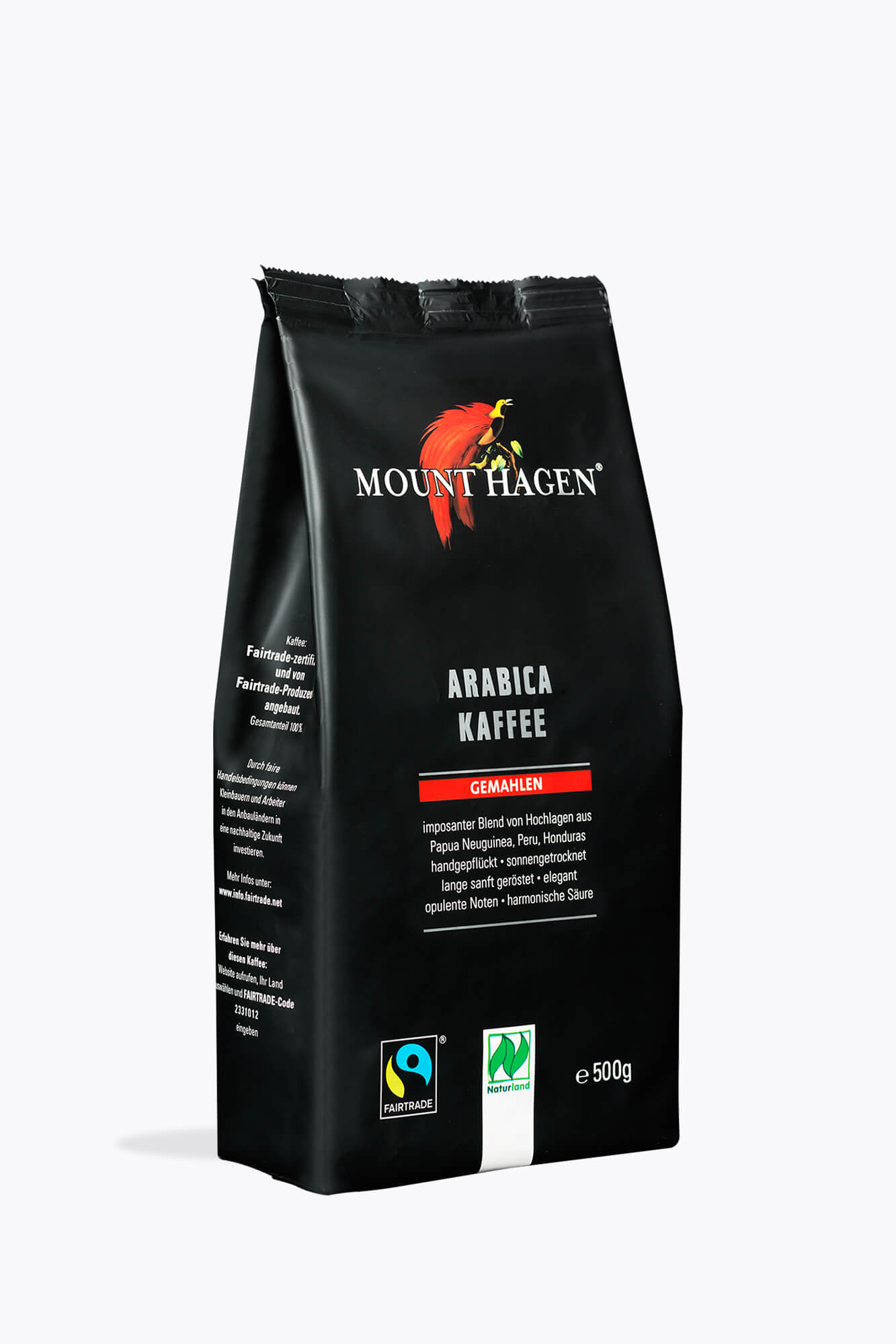 Mount Hagen Arabica koffie biologisch 500g gemalen