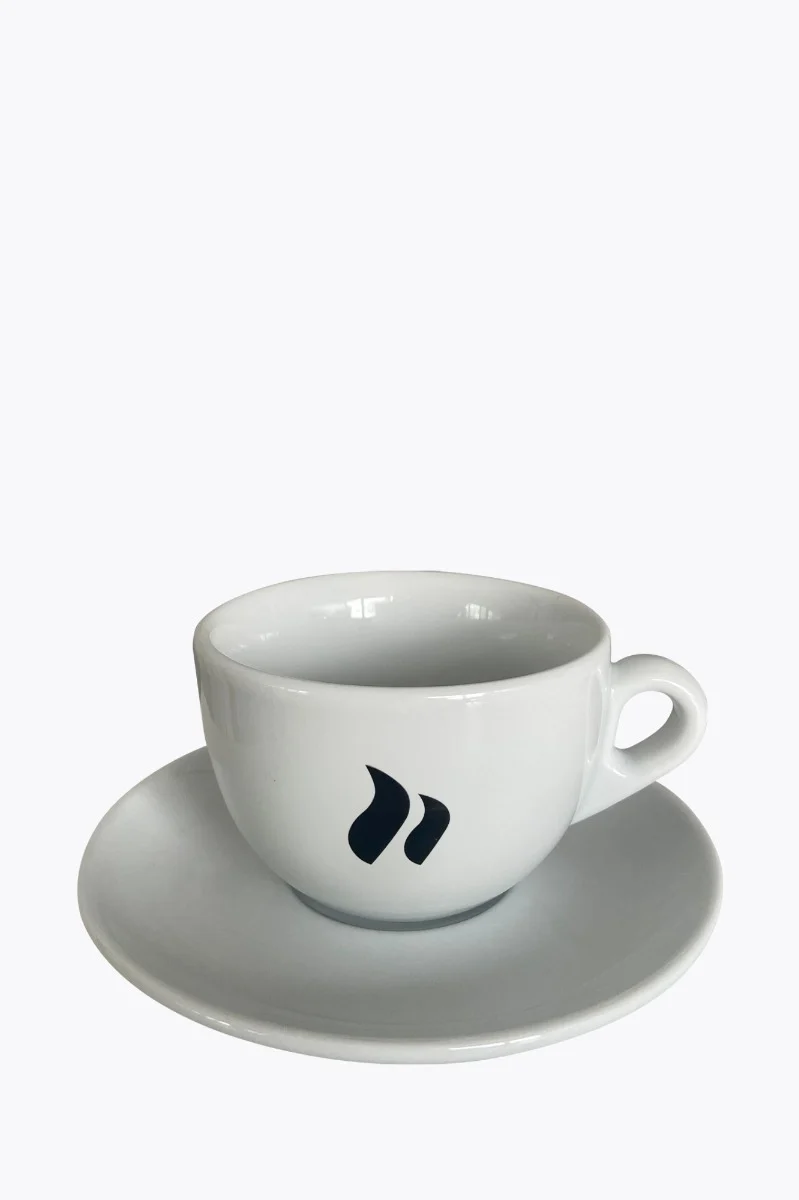 roastmarket Cappuccinotasse Weiß 4er Set